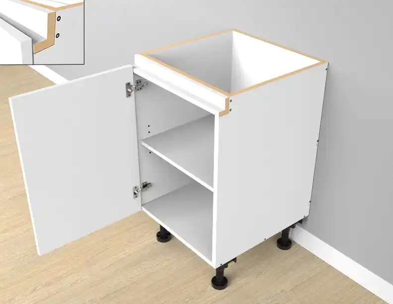 Base Single Left Door Finger Pull Cabinet - Photo 1
