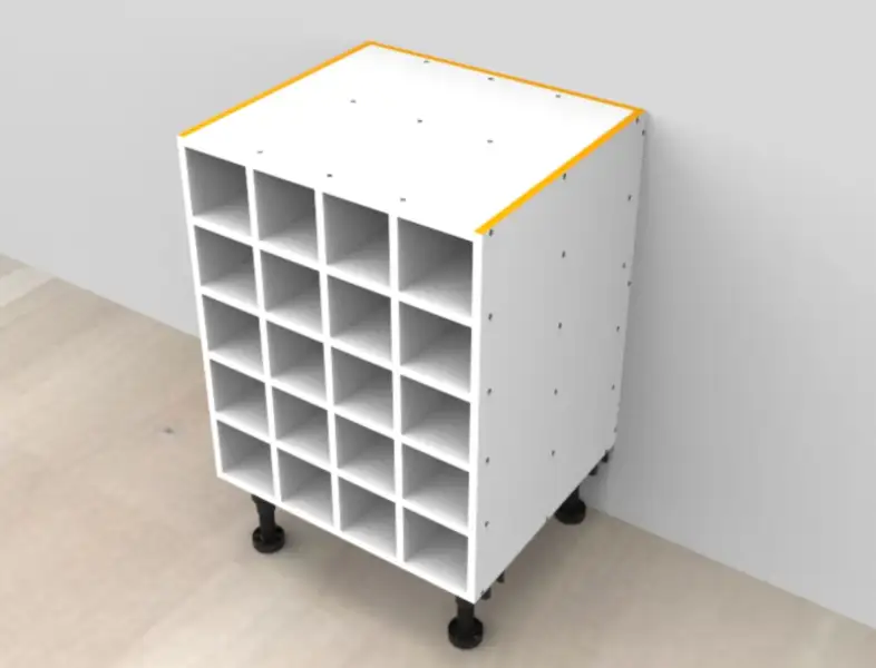 Base Wine Rack Cabinet - Photo 1