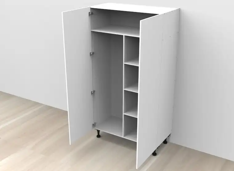Tall Double door laundry cabinet - Photo 1