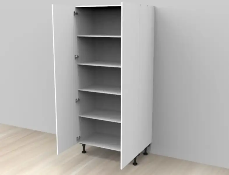 Top Double Door Custom Cabinet