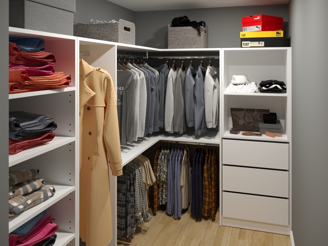 Quality flat outlet pack wardrobes